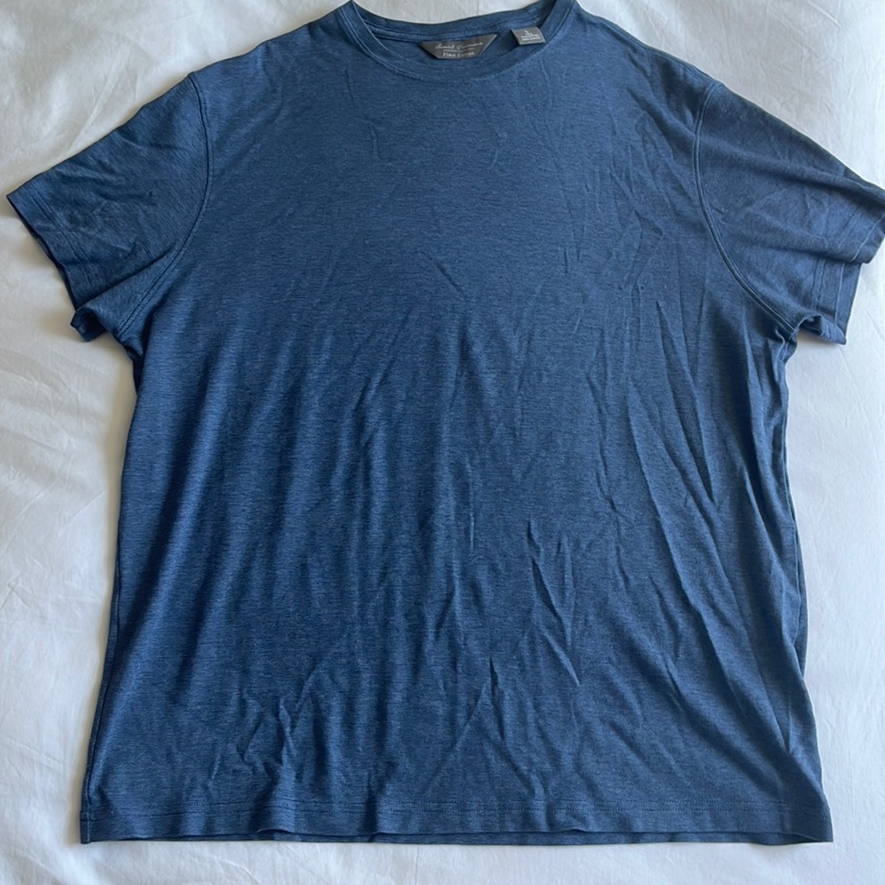 Blue cotton tshirt